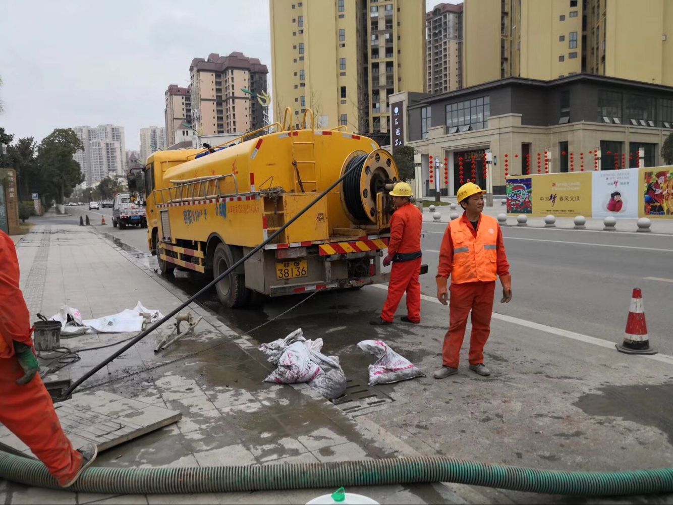 铁岭排污管道清淤-管道清洗